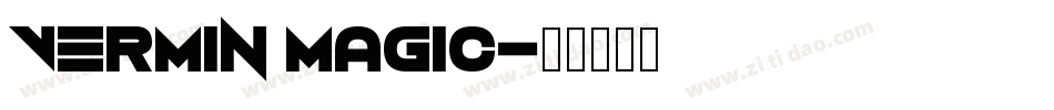 Vermin Magic字体转换